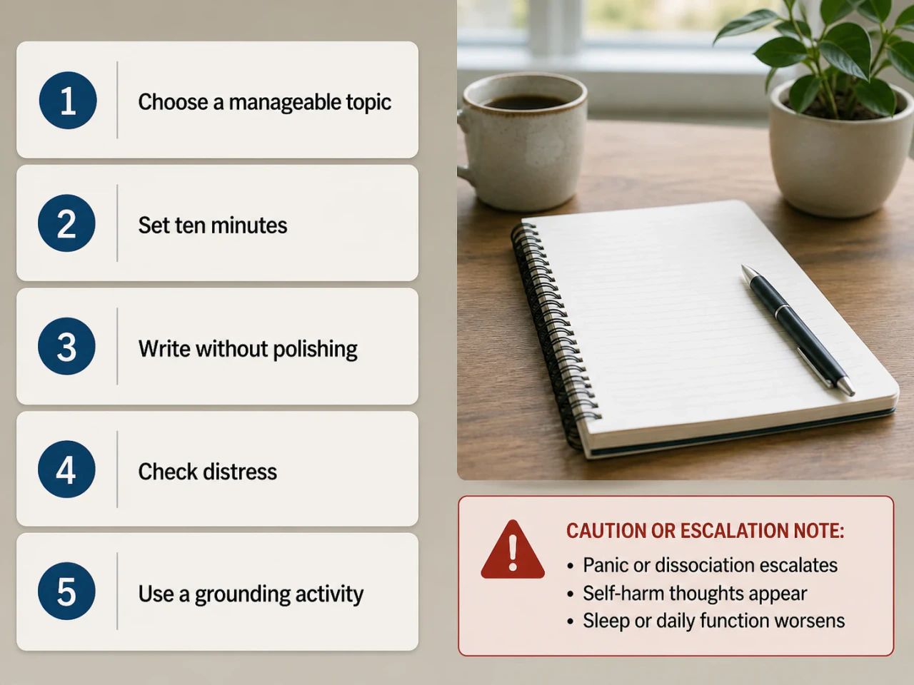Expressive Writing: Benefits Are Small, Variable, and Context-Dependent practical-support