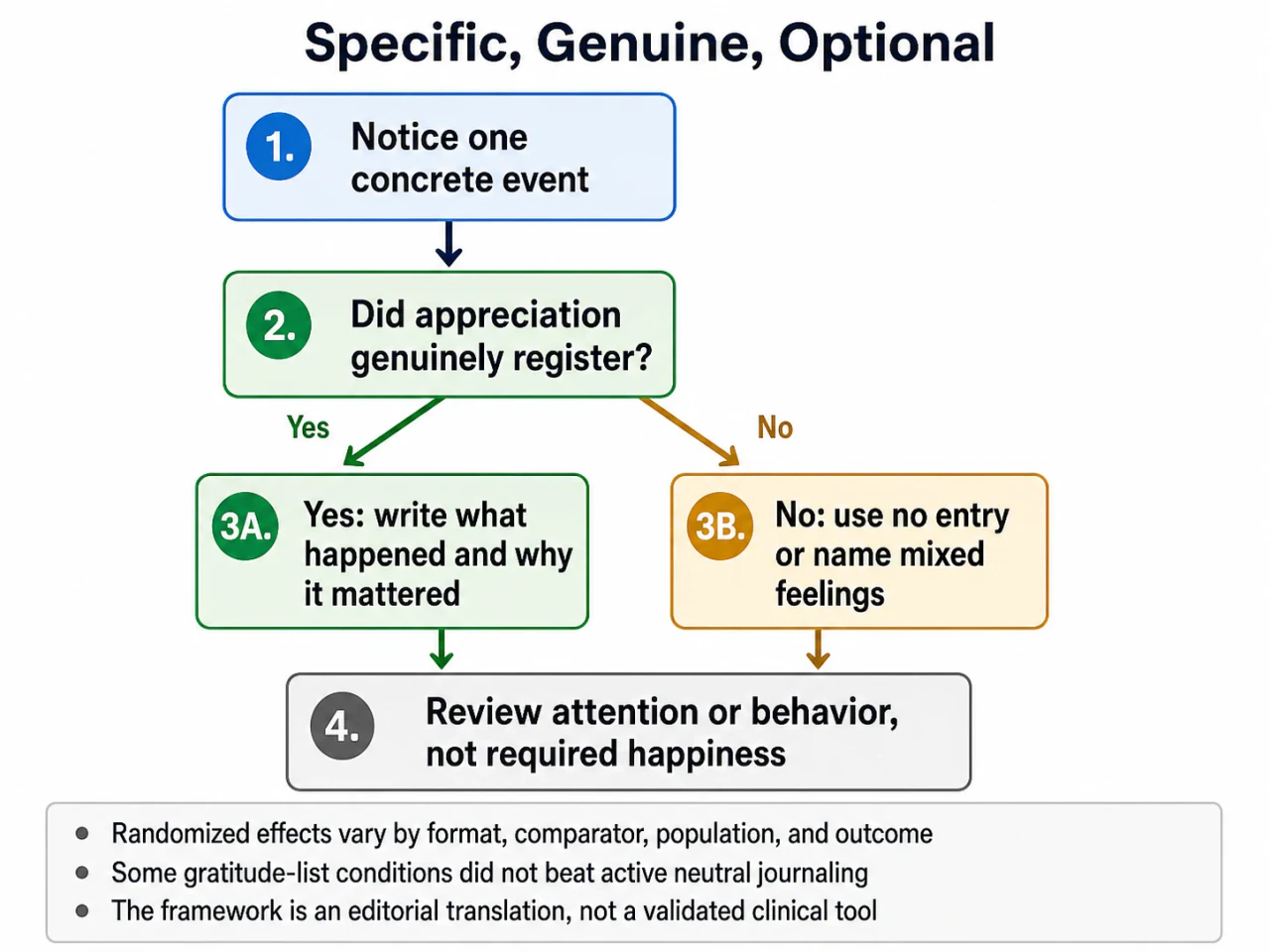BrainMaxx evidence guide to gratitude journaling, small average effects, and realistic limits