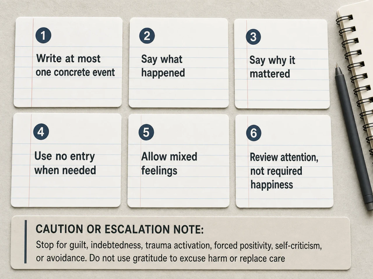What Gratitude Journaling Can Change—and What It Cannot practical-support