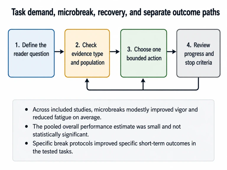 BrainMaxx evidence guide to microbreaks, fatigue, focus, and performance