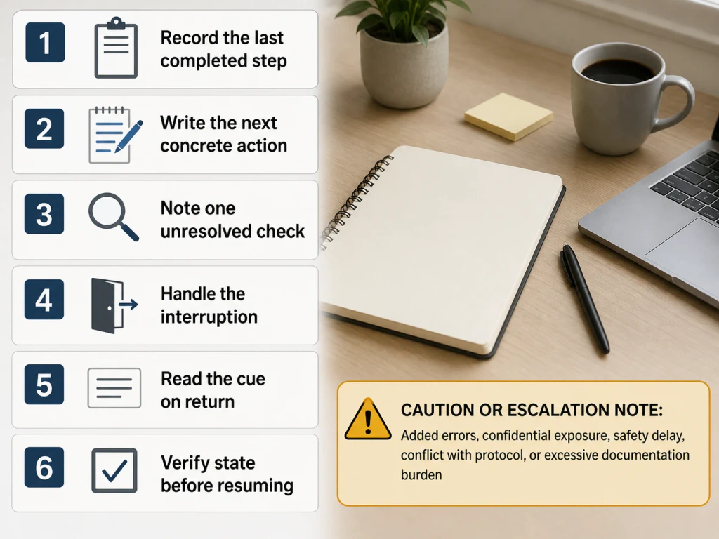 Why Multitasking Usually Means Switching—and How to Resume With Fewer Errors practical-support