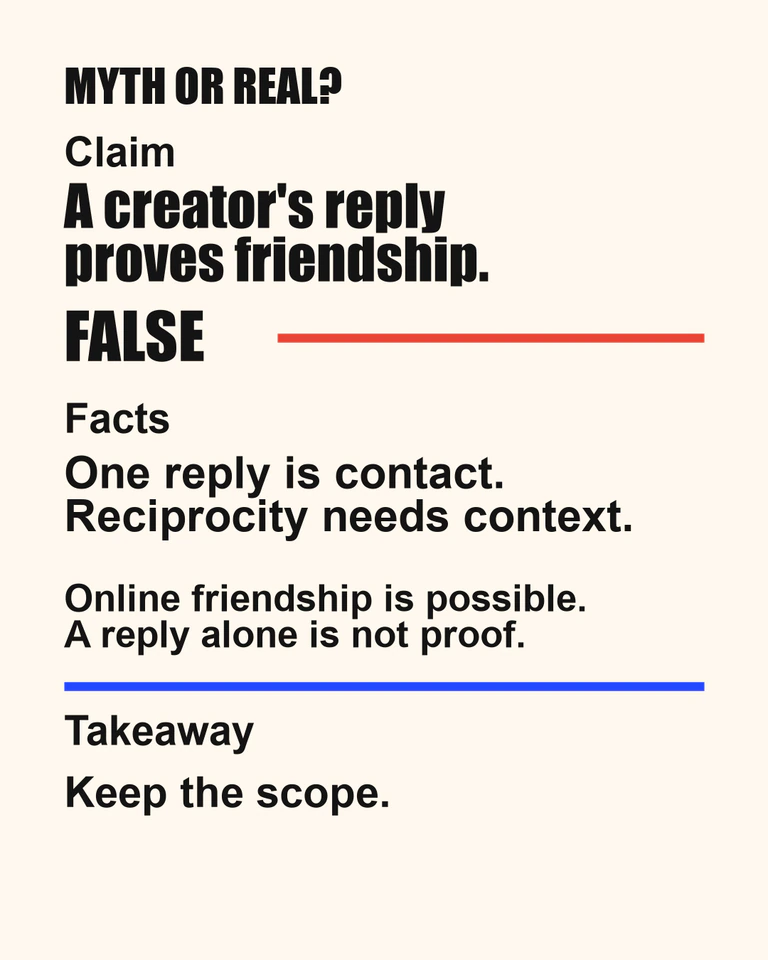 You know their stories: public stories and a familiar voice lead to a question about mutual knowledge. Following alone is not proof of friendship. Are you known too?