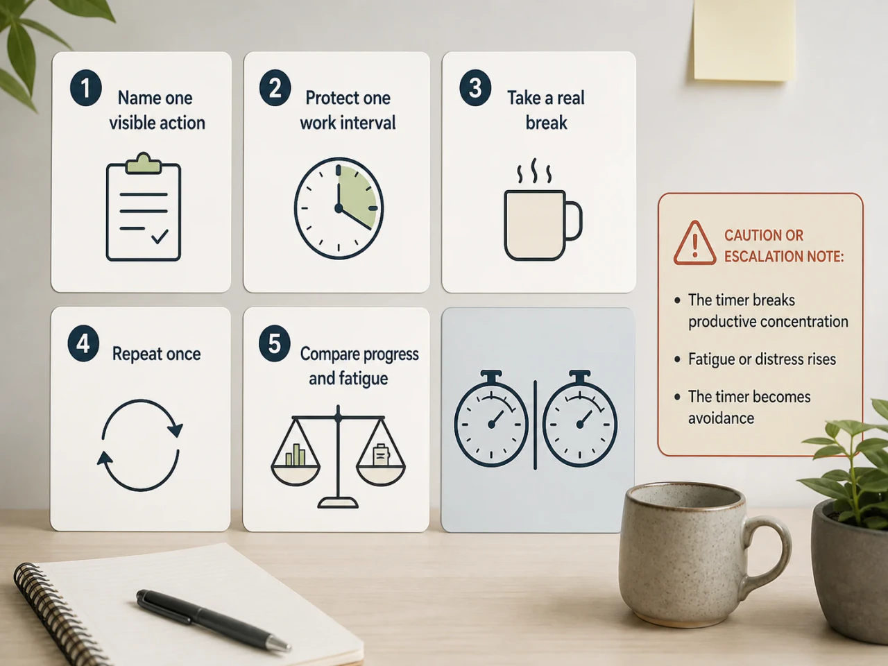 The Pomodoro Method Is a Planning Scaffold, Not a Focus Law practical-support