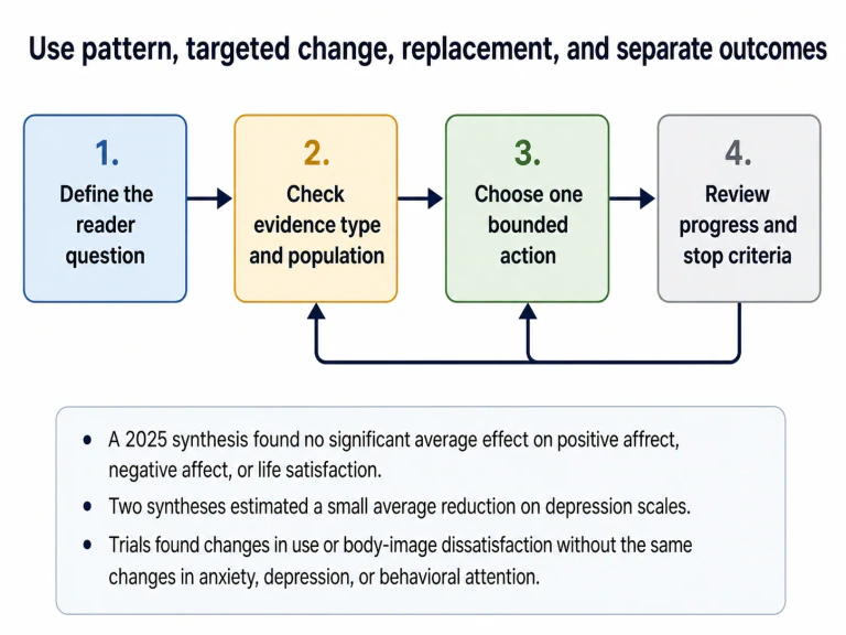 BrainMaxx evidence guide to social media breaks and mixed well-being outcomes