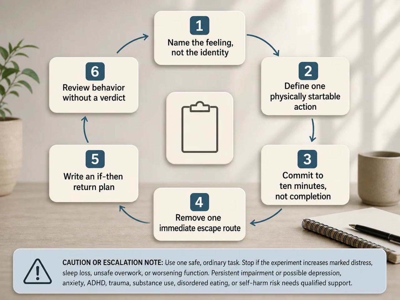 Why Procrastination Feels Like Relief—and How to Break the Loop practical-support